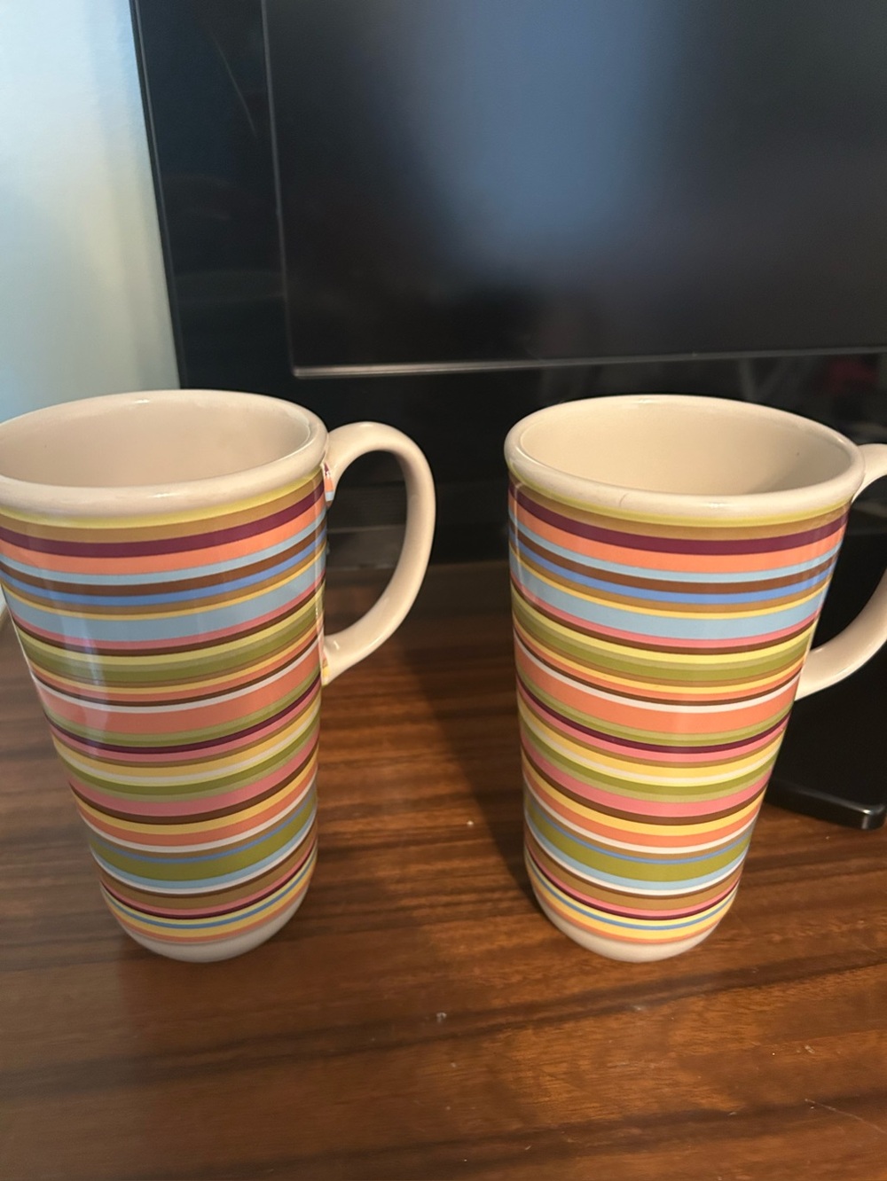 Set of two Longaberger coffee mugs